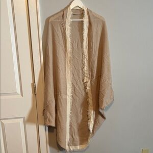 Free People Tan Cape Jacket